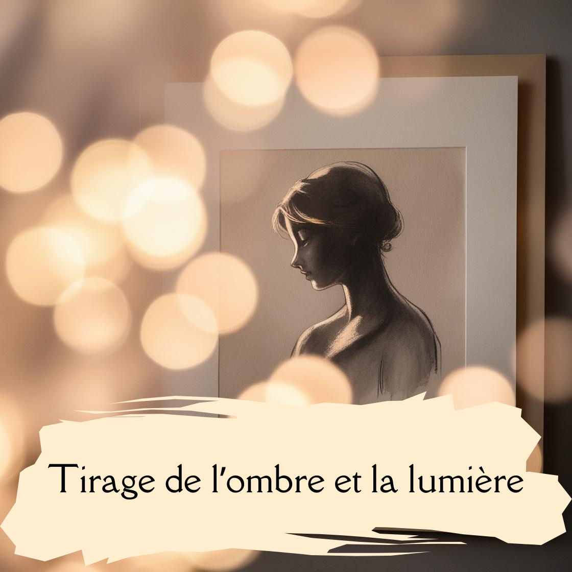 Tirage de l ombre et la lumiere